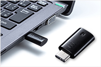 Bluetooth対応マウスなどが使えるBluetooth 4.0 USB Type-Cアダプタ