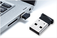 Bluetooth対応マウスやキーボードが使えるBluetooth 4.0 USBアダプタ