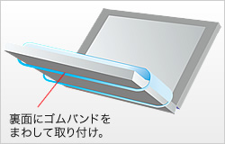 ゴムバンドタイプの特長画像