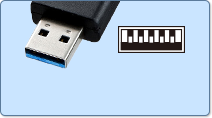 USB3.2 Gen2 A（オス）