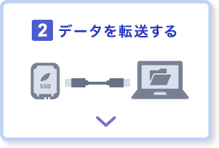 データを転送する