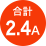 合計2.4A