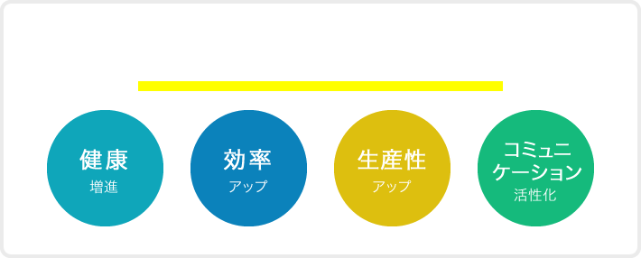 「立つ」「座る」を繰り返すことで心も体も健康に！生産性もアップ！