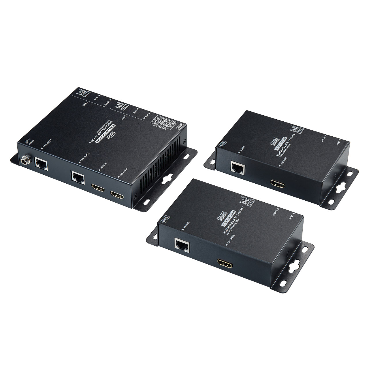 HDMI信号を最大100mまで分配・延長できるPoE対応エクステンダーを発売。｜サンワサプライ株式会社