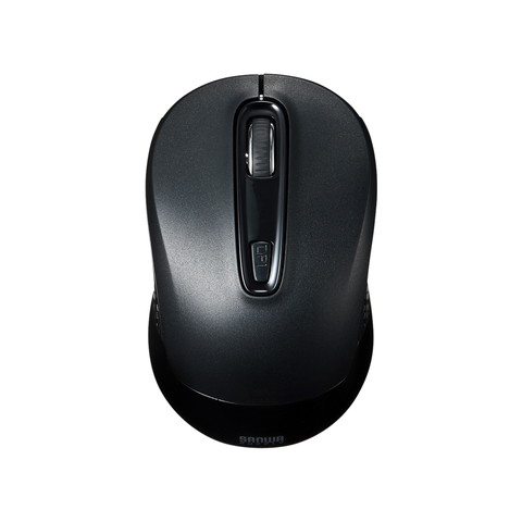 Ma Wbl41bk ワイヤレスブルーledマウス ブラック 左右対称 丸いフォルムで手になじむ 疲れにくい快適マウス 高感度ブルーledのワイヤレス マウス ブラック サンワサプライ株式会社
