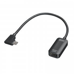 USB Type C（L型）-HDMI変換アダプタ（4K/30Hz）