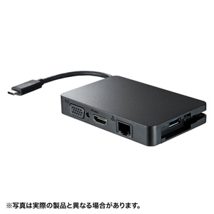USB Type C-マルチ変換アダプタ with LAN