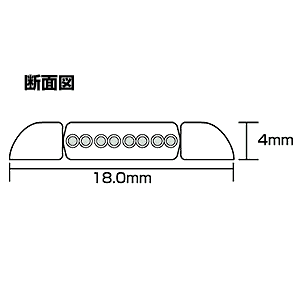 KB-CP5-15【アンダーカーペットLANケーブル（15m・グレー）】プロテクト加工で薄くて丈夫。カーペットの下にもすっきり収納。15m