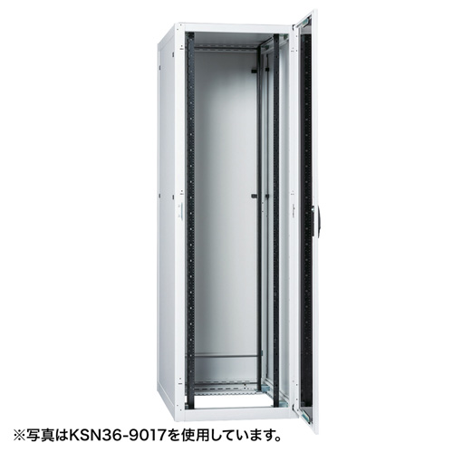 KSN42-9020【ネットワークサーバーラック（42U・W600×D900×H2000mm）】軽量・高剛性を兼ね備え、施工時間も短縮できる