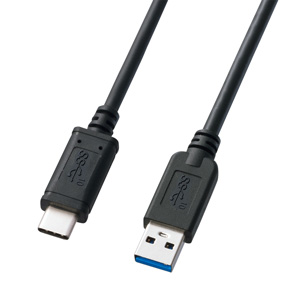 USB3.1 Gen2 Type C-Aケーブル（1m・ブラック）