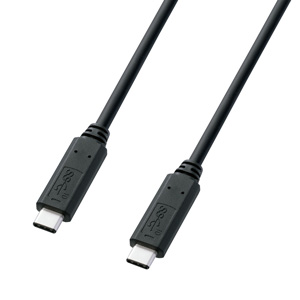 USB3.1 Type C Gen2 PD60W対応ケーブル（ブラック・1m）