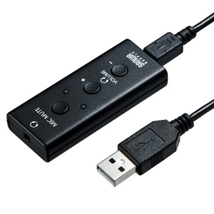 USBオーディオ変換アダプタ（4極ヘッドセット用）