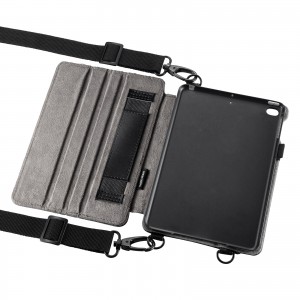 iPad mini　スタンド機能付きショルダーベルトケース