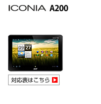 acer ICONIA対応表 