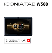 acer ICONIA対応表 