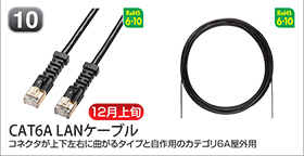 CAT6A LANケーブル