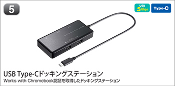 USB Type-Cドッキングステーション