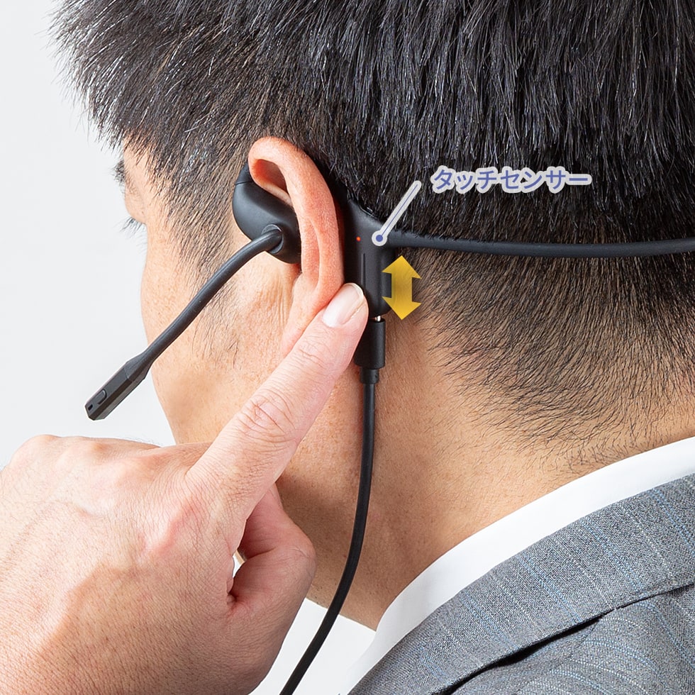 耳をふさがず周囲の音も聞こえる、Bluetooth・有線両対応のオープン