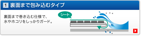 裏面まで包み込むタイプ