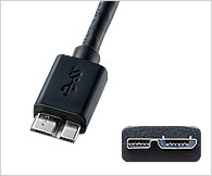 Micro USB 3.0 Type-B オス
