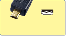USB2.0 ミニ8pin平型（オス）