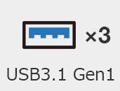 USB3.1 Gen1×3