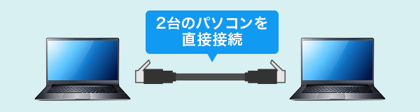 2台のパソコンを直接接続