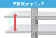 天板50mmピッチ