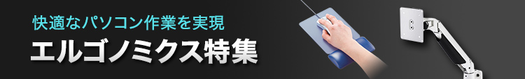 快適なパソコン作業を実現　エルゴノミクス特集