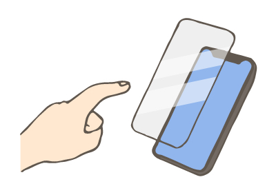 スマートフォン・タブレットの指紋防止