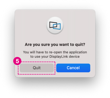 下記画面が表示されたら「Quit」を押してください