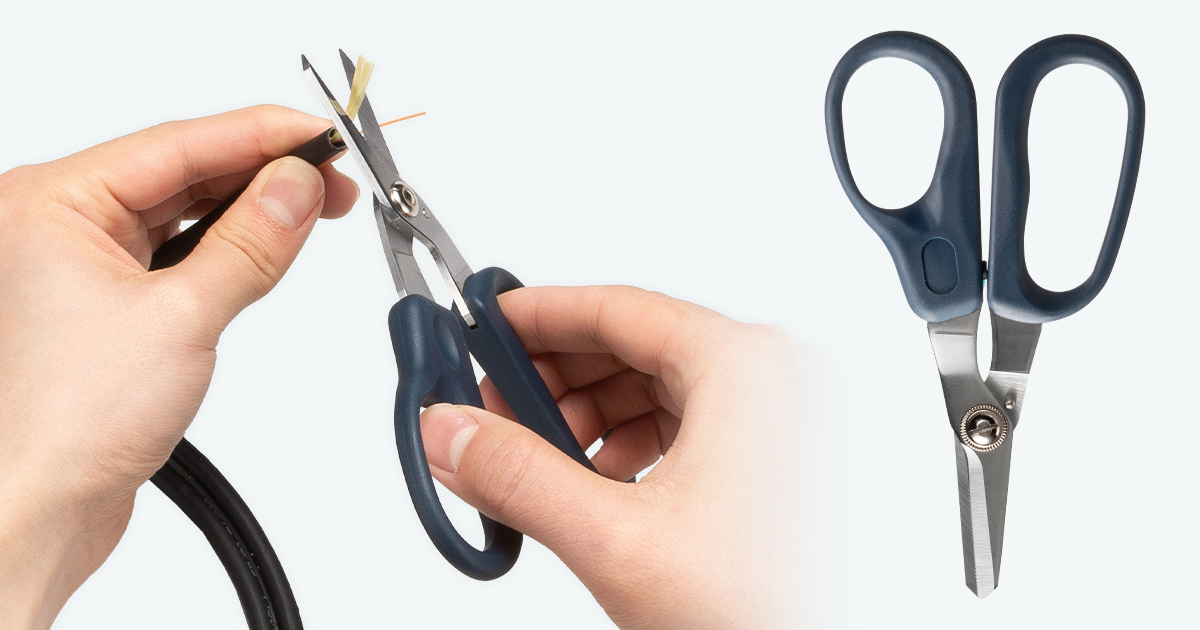 光ファイバケーブルのケブラー素材切断に最適ケブラーカッター工具を発売