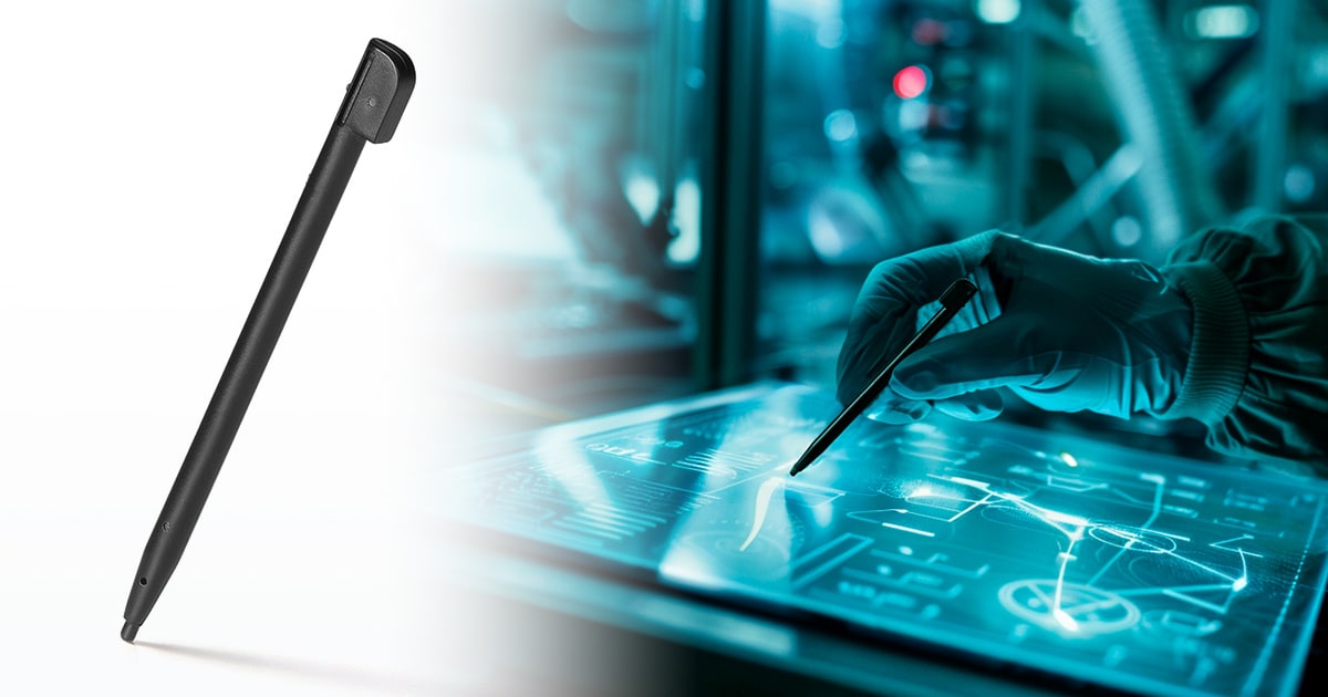 工場や現場の感圧式機器に最適液晶を傷つけにくい樹脂チップ採用の入力ペンを発売